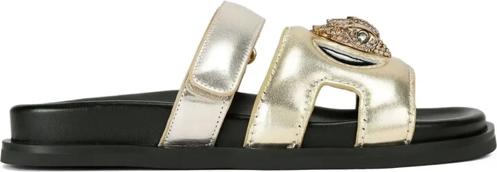 Eagle cut-out sandals