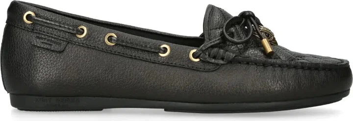 Eagle leather moccasins