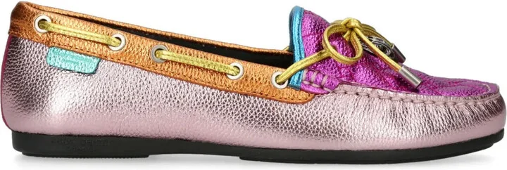 Eagle leather moccasins