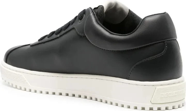 Eagle-Print Leather Sneakers - Image 3