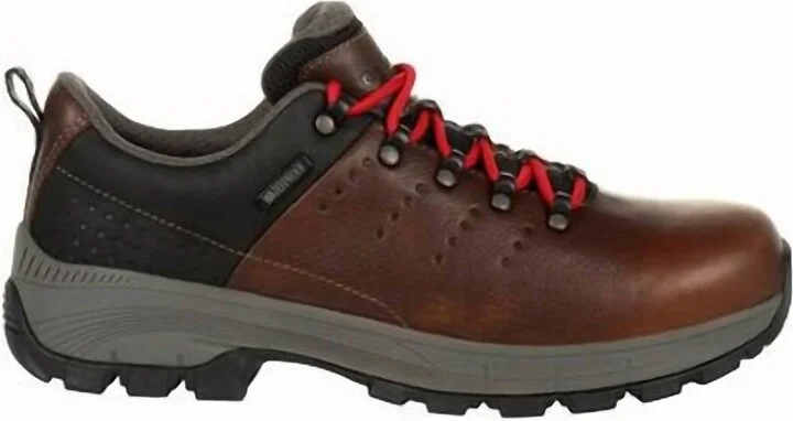Eagle Trail Alloy Toe Waterproof Oxford - Wide Width In Brown