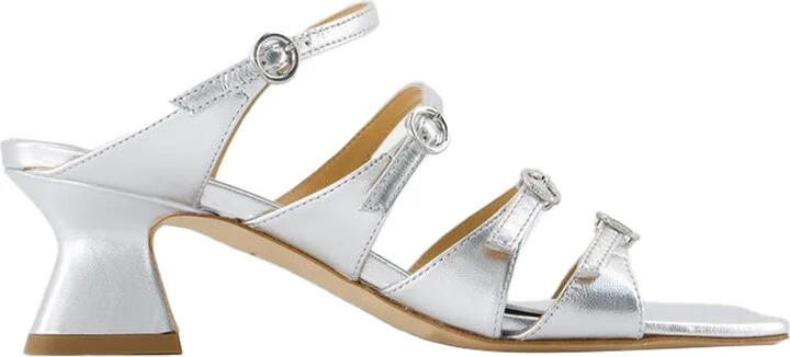 Eanna Pumps - Aeyde - Leather - Silver