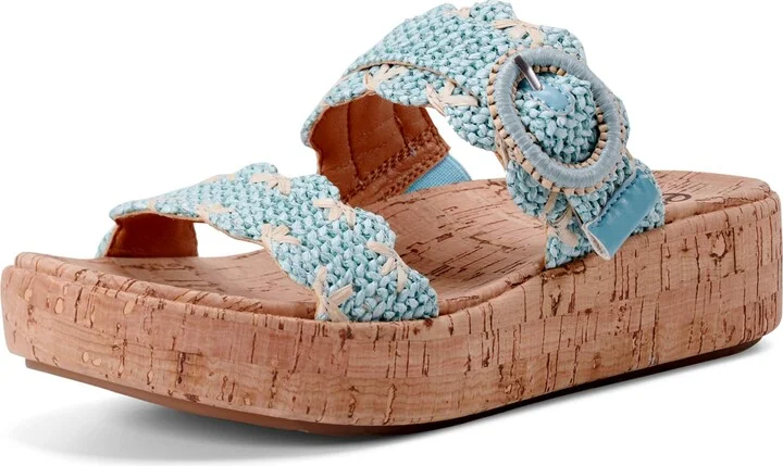 Earth® Subtle Platform Wedge Sandals