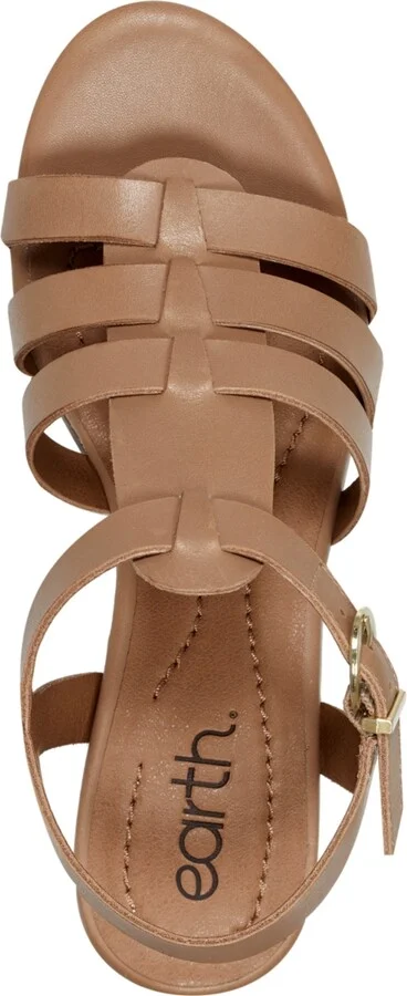 Earth Women's Adona Strappy Block Heel Dress Sandals - Image 4