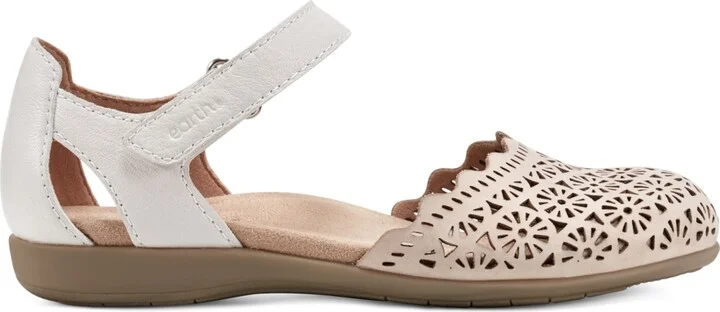 Earth Women's Bronnie Perforated Two-Piece Flat Sandals - Image 2