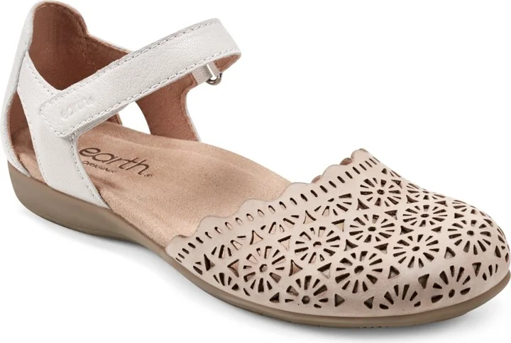 Earth Women's Bronnie Perforated Two-Piece Flat Sandals