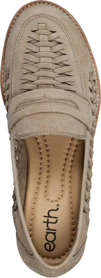 Earth Women's Ella Woven Slip-On Penny Loafers - Image 4