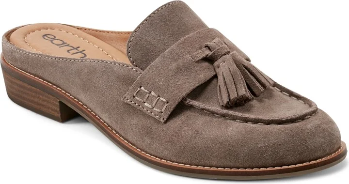 Earth Women's Everett Tassels Slip-On Mule Loafers