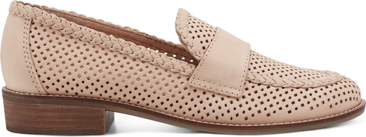 Earth Women's Evvie Perforated Leather Slip-On Loafers - Image 2