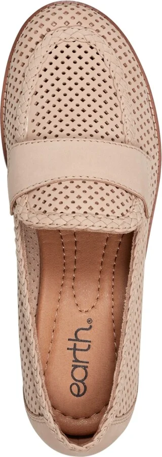 Earth Women's Evvie Perforated Leather Slip-On Loafers - Image 5