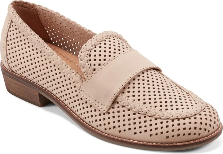 Earth Women's Evvie Perforated Leather Slip-On Loafers