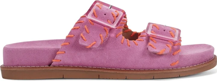 Earth Women's Fausto Stitched Double Band Slip-On Sandals - Image 2