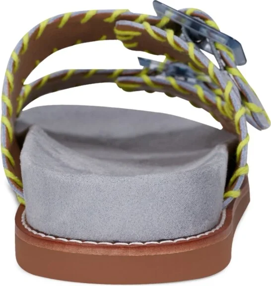 Earth Women's Fausto Stitched Double Band Slip-On Sandals - Image 7