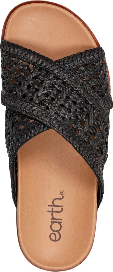 Earth Women's Flurry Woven Crisscross Flat Sandals - Image 4