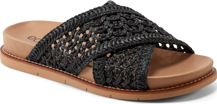 Earth Women's Flurry Woven Crisscross Flat Sandals - Image 6