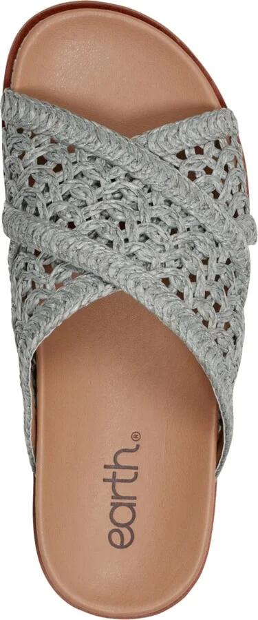 Earth Women's Flurry Woven Crisscross Flat Sandals - Image 9