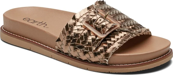 Earth Women's Fontane Woven Flat Sandals