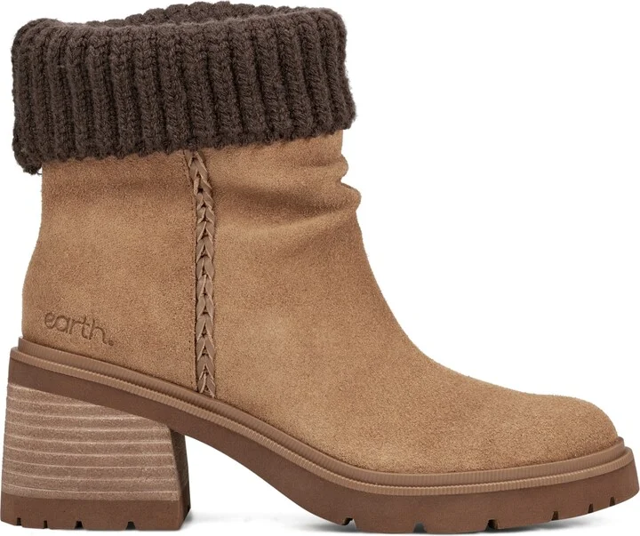Earth Women's Gresa Cozy Waterproof Block Heel Booties - Image 2