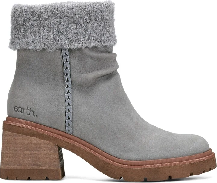 Earth Women's Gresa Cozy Waterproof Block Heel Booties - Image 6