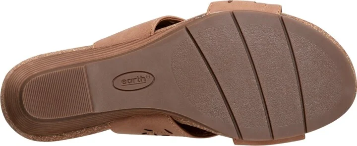 Earth Women's Halin Cutout Slingback Wedge Sandals - Image 5