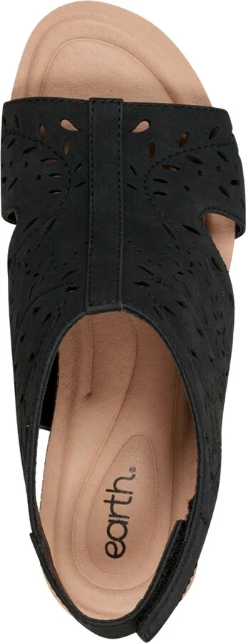 Earth Women's Halin Cutout Slingback Wedge Sandals - Image 8