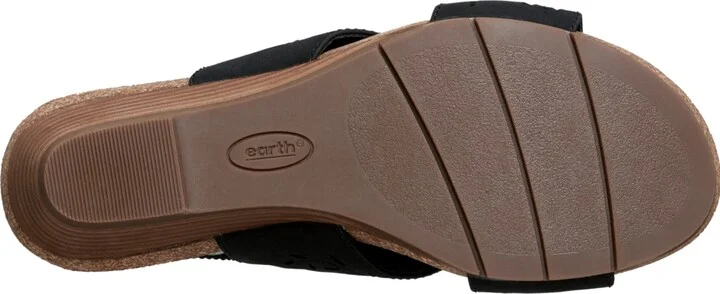 Earth Women's Halin Cutout Slingback Wedge Sandals - Image 9