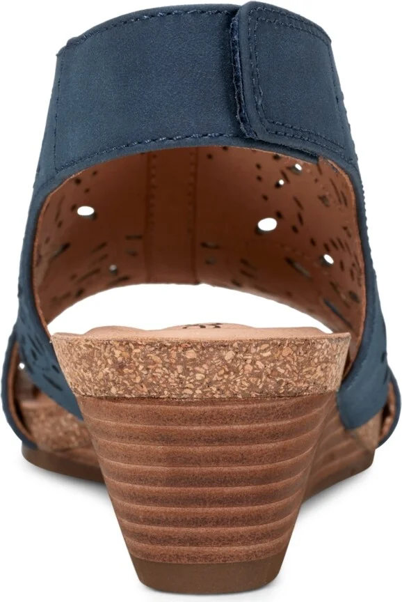 Earth Women's Halin Cutout Slingback Wedge Sandals - Image 11