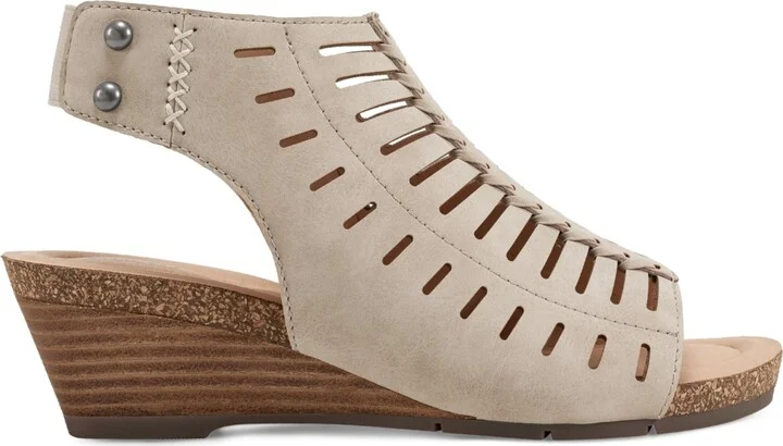Earth Women's Hana Round Toe Laser Cut Dress Sandals - Image 2