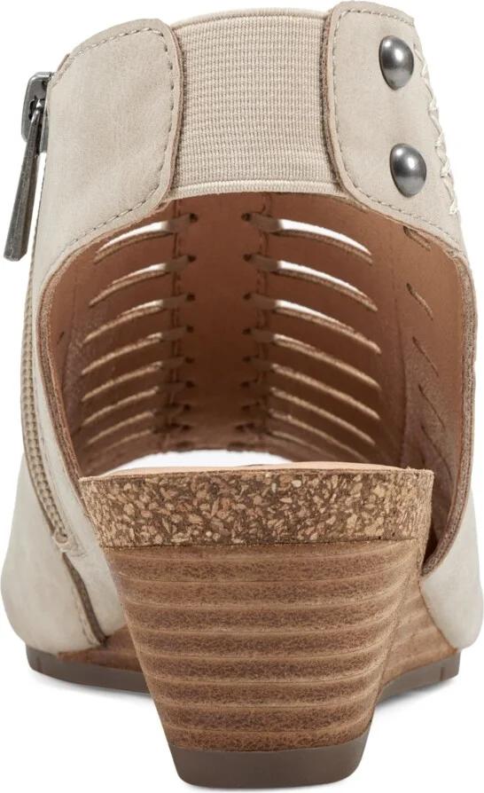 Earth Women's Hana Round Toe Laser Cut Dress Sandals - Image 3