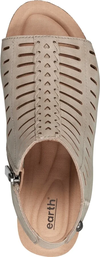 Earth Women's Hana Round Toe Laser Cut Dress Sandals - Image 4