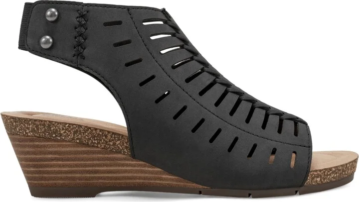Earth Women's Hana Round Toe Laser Cut Dress Sandals - Image 6