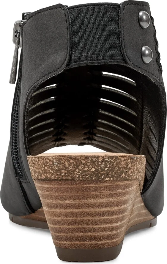 Earth Women's Hana Round Toe Laser Cut Dress Sandals - Image 7
