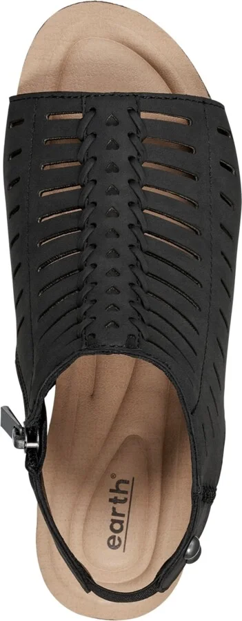 Earth Women's Hana Round Toe Laser Cut Dress Sandals - Image 8