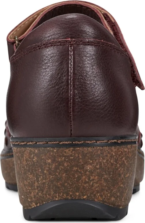 Earth Women's Kalece Leather Stitched Mary Jane Flats - Image 8