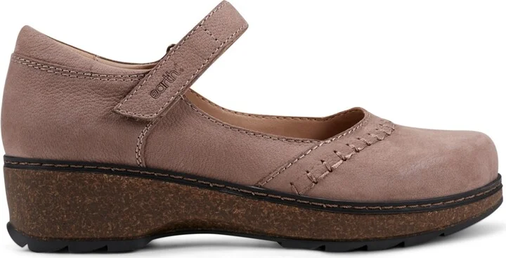 Earth Women's Kalece Leather Stitched Mary Jane Flats - Image 10