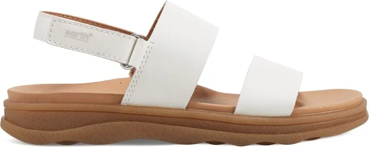 Earth Women's Leah Round Toe Strappy Casual Flat Sandals - Image 2