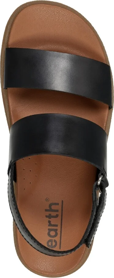 Earth Women's Leah Round Toe Strappy Casual Flat Sandals - Image 8