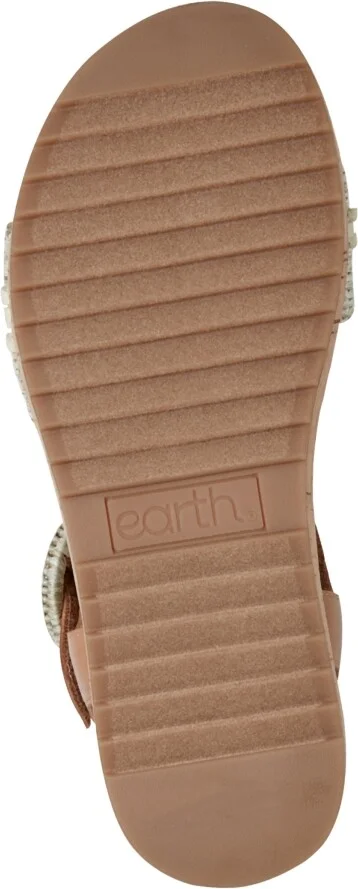 Earth Women's Padma Woven Band Ankle Strap Sandals - Cream/Brown - Image 5
