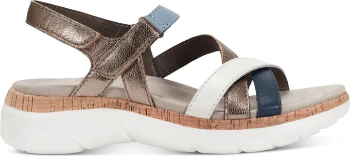 Earth Women's Rosie Strappy Slingback Flat Sandals - Image 6