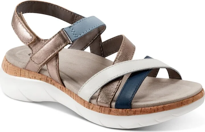 Navy,cream Leather