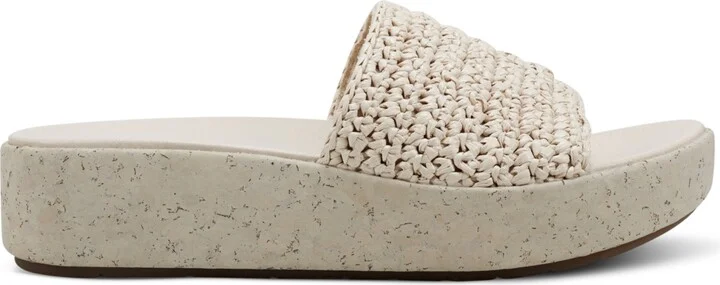 Earth Women's Sachan Woven Band Slip-On Platform Sandals - Image 2