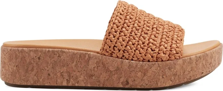 Earth Women's Sachan Woven Band Slip-On Platform Sandals - Image 6