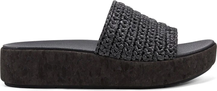 Earth Women's Sachan Woven Band Slip-On Platform Sandals - Image 10