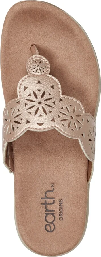 Earth Women's Sadie T-Strap Flat Sandals - Image 4