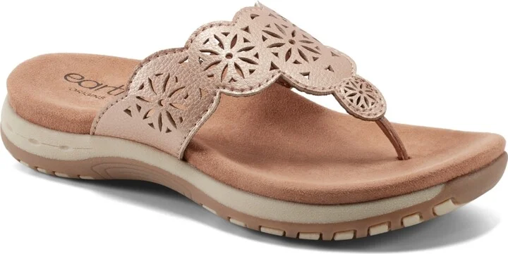 Earth Women's Sadie T-Strap Flat Sandals
