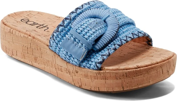 Earth Women's Samsy Platform Slide Sandals