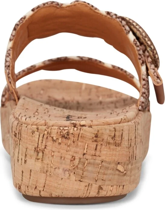 Earth Women's Subtle Woven Slip-On Platform Sandals - Image 3