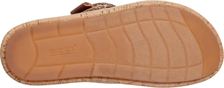 Earth Women's Subtle Woven Slip-On Platform Sandals - Image 5