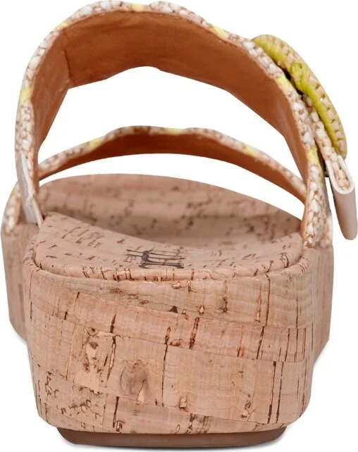 Earth Women's Subtle Woven Slip-On Platform Sandals - Image 7