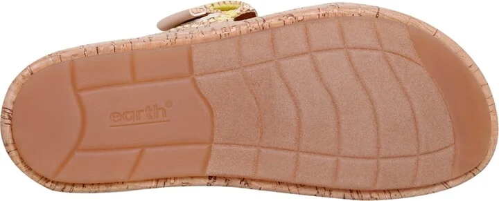 Earth Women's Subtle Woven Slip-On Platform Sandals - Image 9